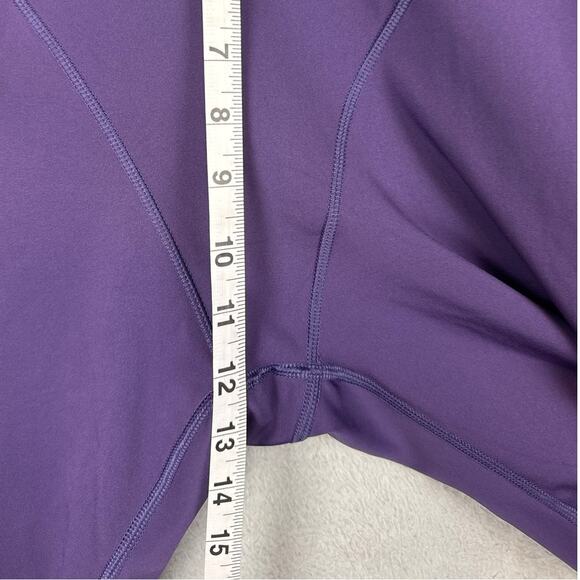 Savage x Fenty Plus Size Curve Alert Leggings Dark Purple High Waist Ankle - Picture 4 of 8